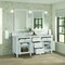 James Martin Vanities 72'' Double Vanity, Bright White w/ 3 CM Victorian Silver Quartz Top 424-V72-BW-3VSL - alternate 5